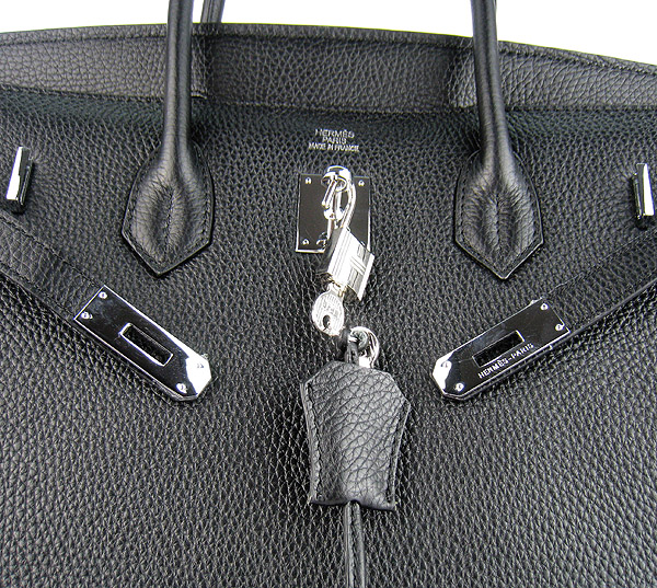 Replica Hermes Birkin 40CM Togo Bag Light Black 6099 Online - Click Image to Close